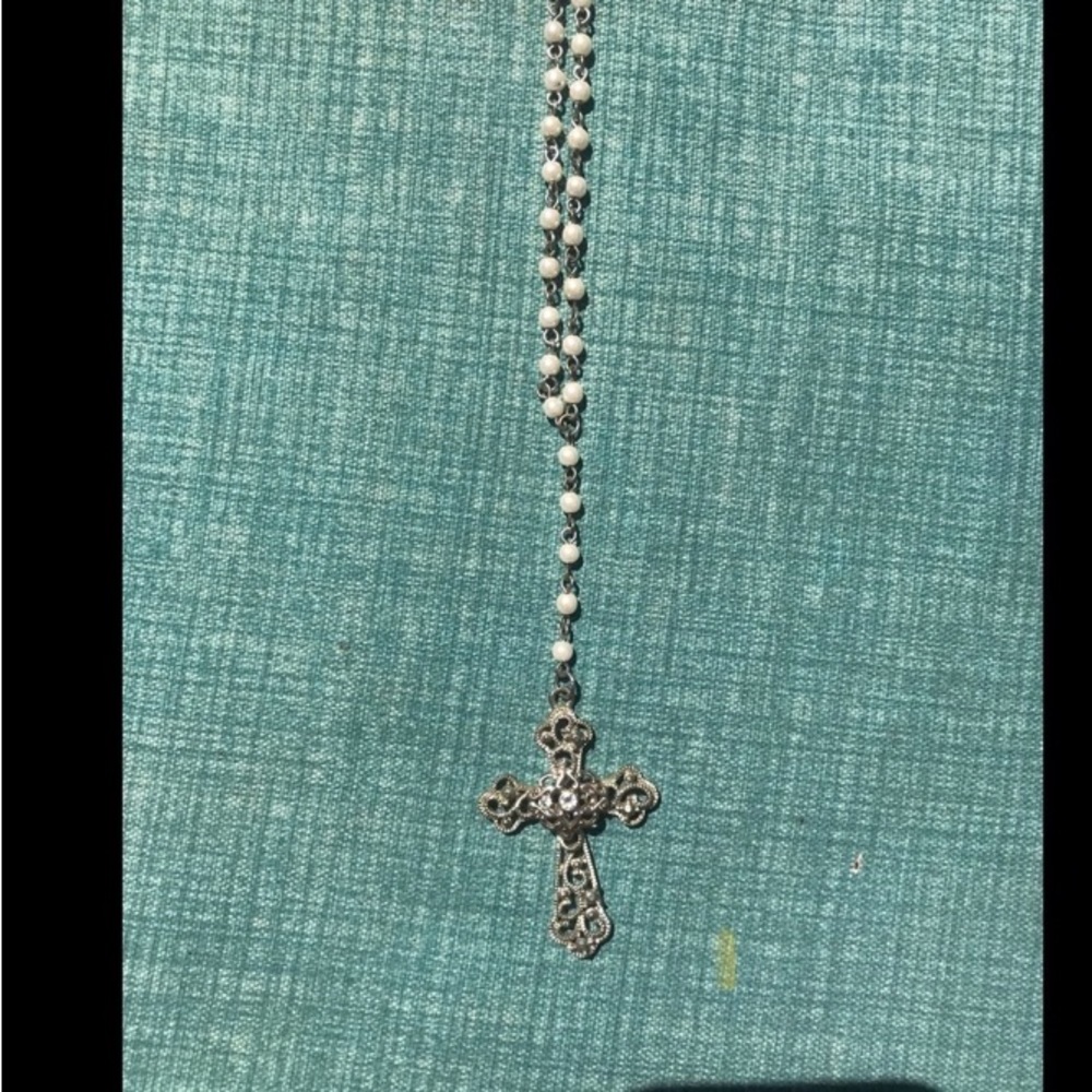 Guess rosary style king necklace